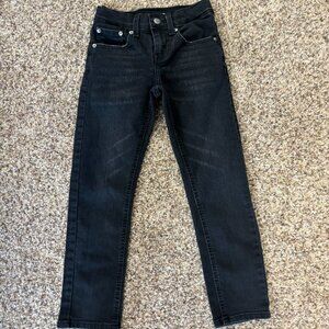 Signature - Levi Strauss Girls Black Denim Jeans - Girls Size 8 - 1923